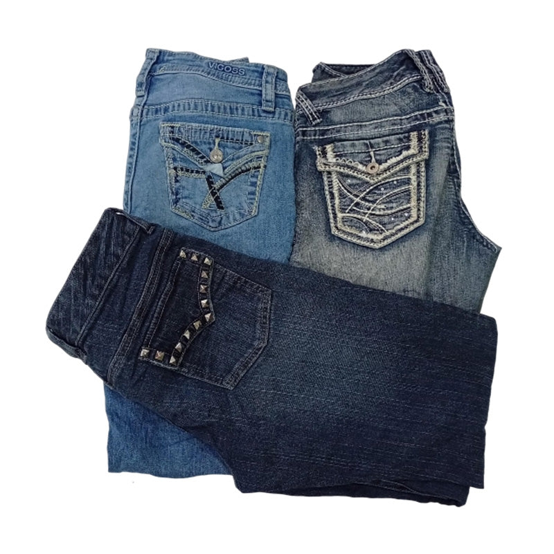 CR8202 Y2K Flare & Straight Jeans