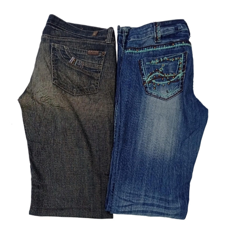 CR8201 Y2K Flare Jeans