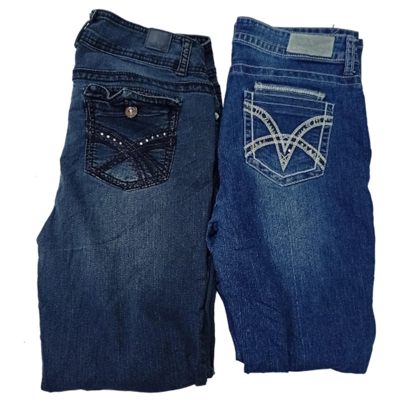 CR8339 Y2K Flare Jeans