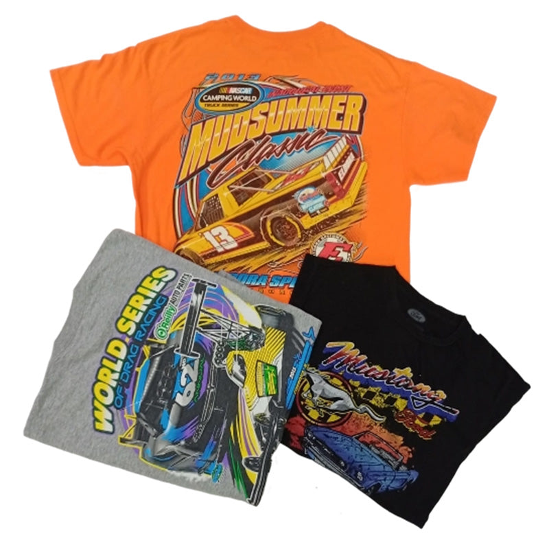 CR8709 VINTAGE RACING T-SHIRTS
