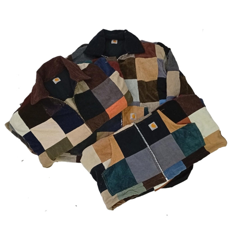 CR8401 UPCYCLED CARHARTT CORDUROY JACKETS