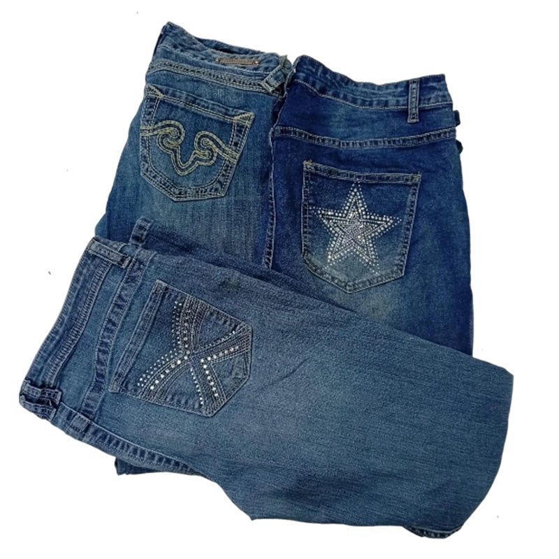 CR8391 Y2K FLARE JEANS