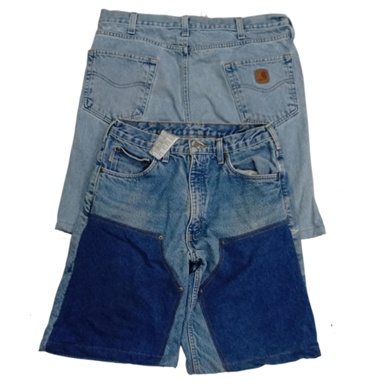 CR8504 UPCYCLED CARHARTT SHORTS
