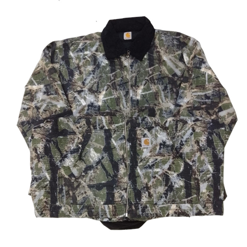 CR8509 UPCYCLED CARHARTT CAMO JACKETS