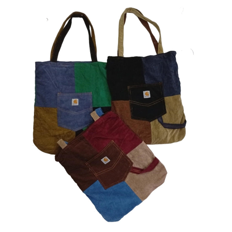 CR8427 UPCYCLED CORDUROY BAGS