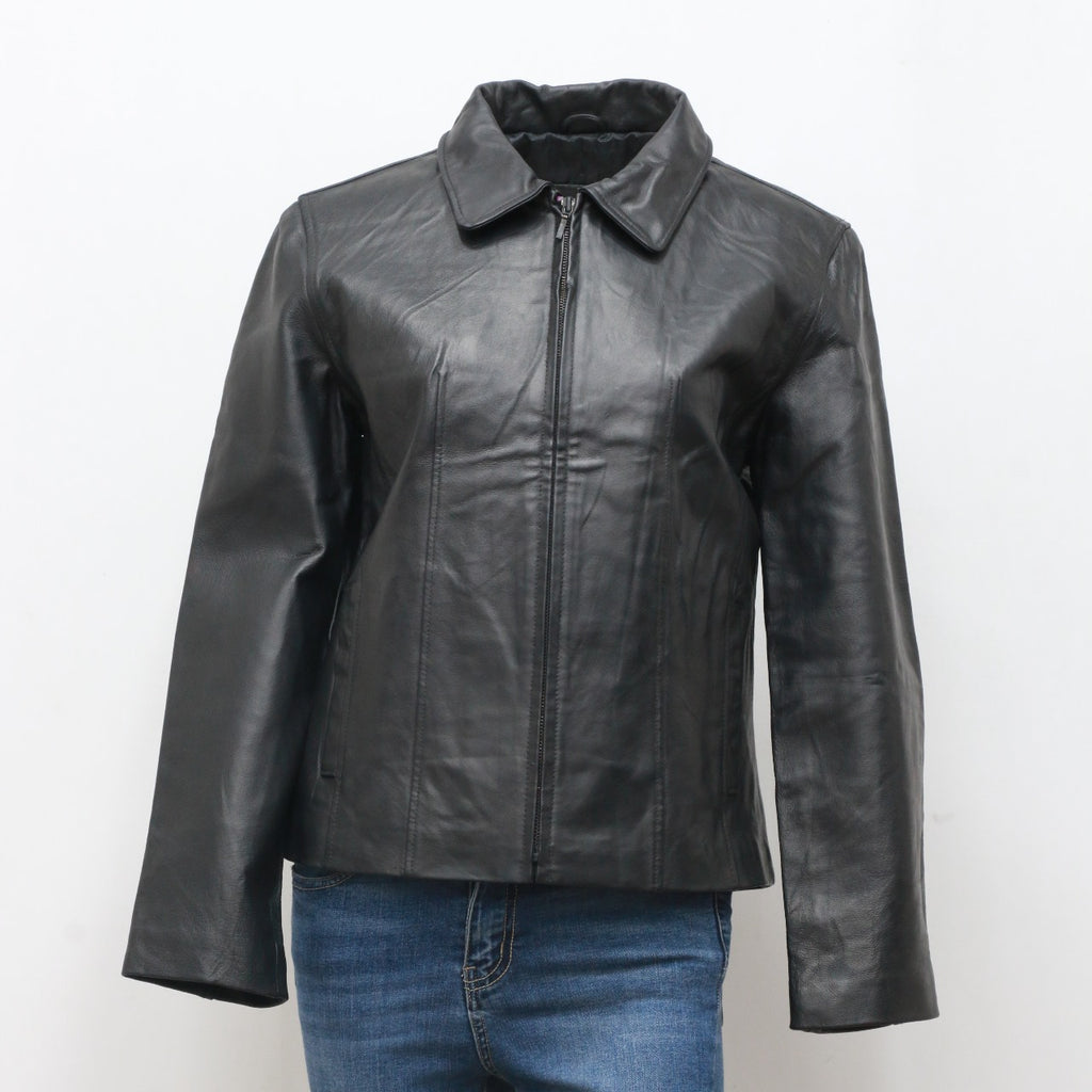 Ladies Mix Leather Jacket