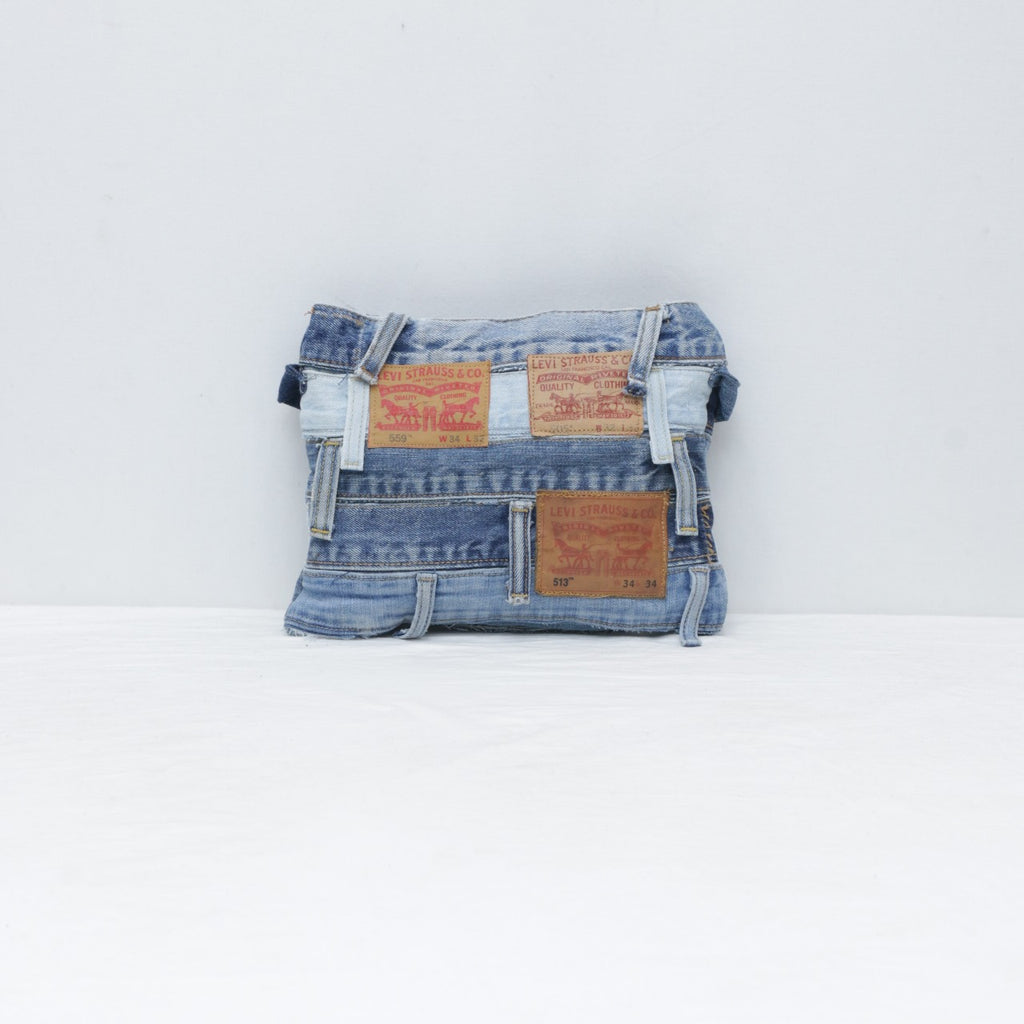 CR1769 Elegant Design Reworked Levi's Denim Bag