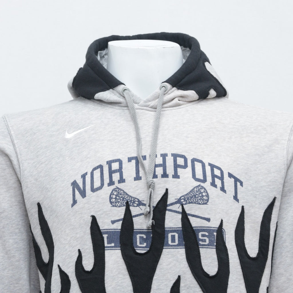 CR1854 Reworked Flame Hoodies With Skull Faces