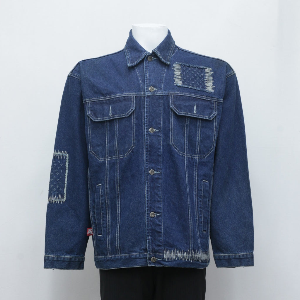 Vintage Hip-Hop Denim Jacket