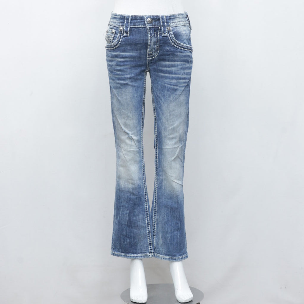 Vintage Rock Revival Flared Pants