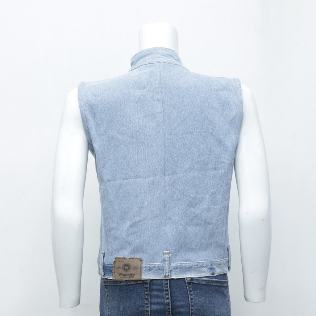 CR1861 Reworked Ladies Denim Wrap Top