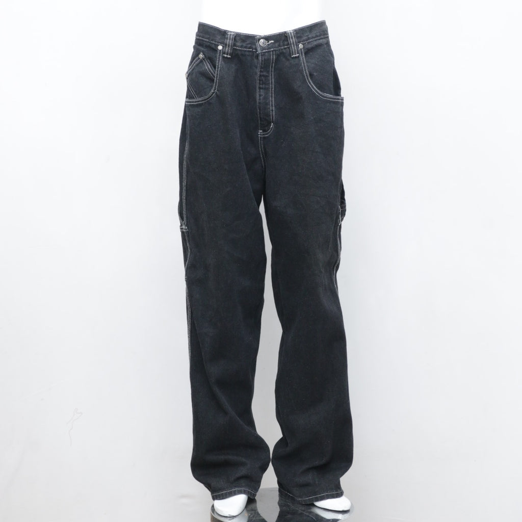 CR0032 Reworked Denim Pant With Detailed Embroidery