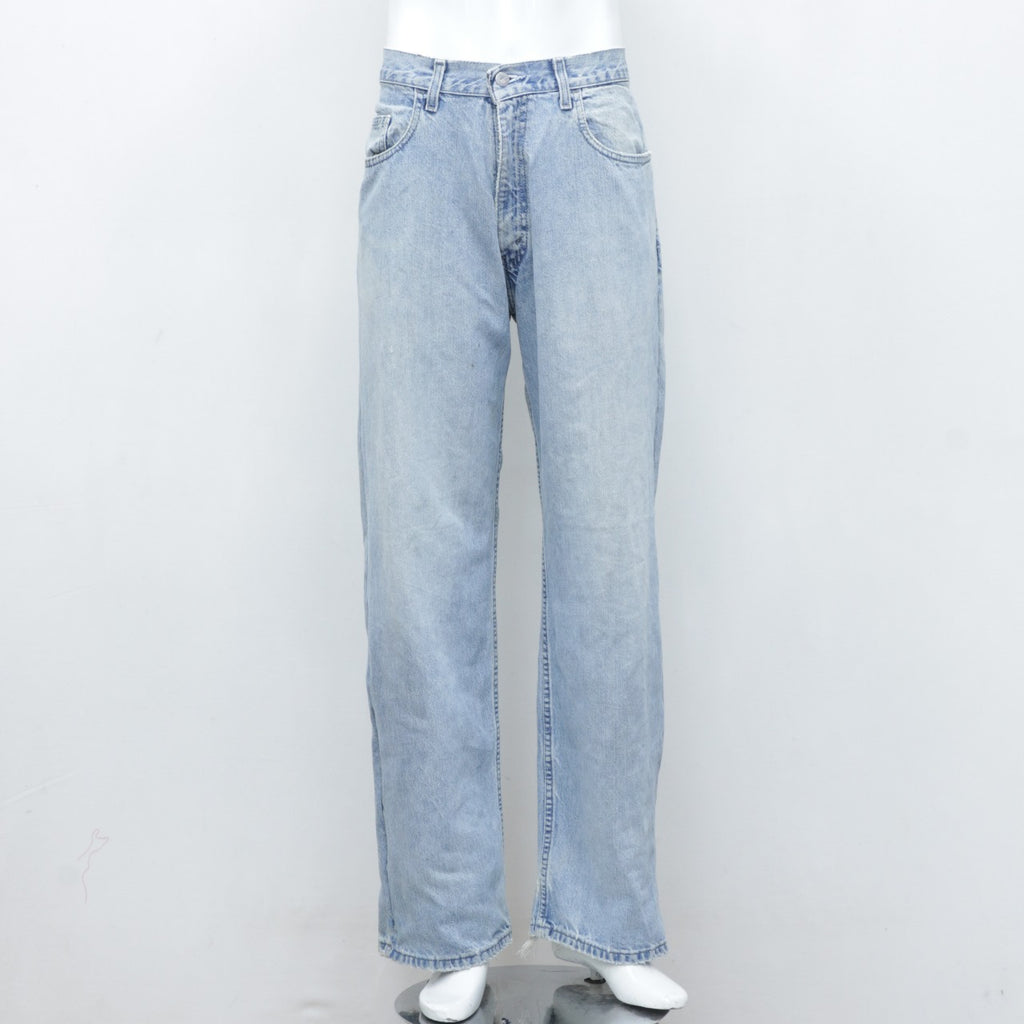 CR0034 Reworked Denim Pant With Skull Embroidery