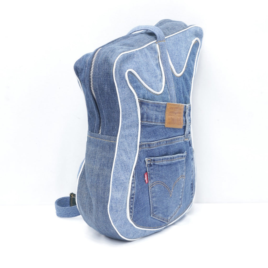CR0043 Reworked Levi's Guitar Shape Bag