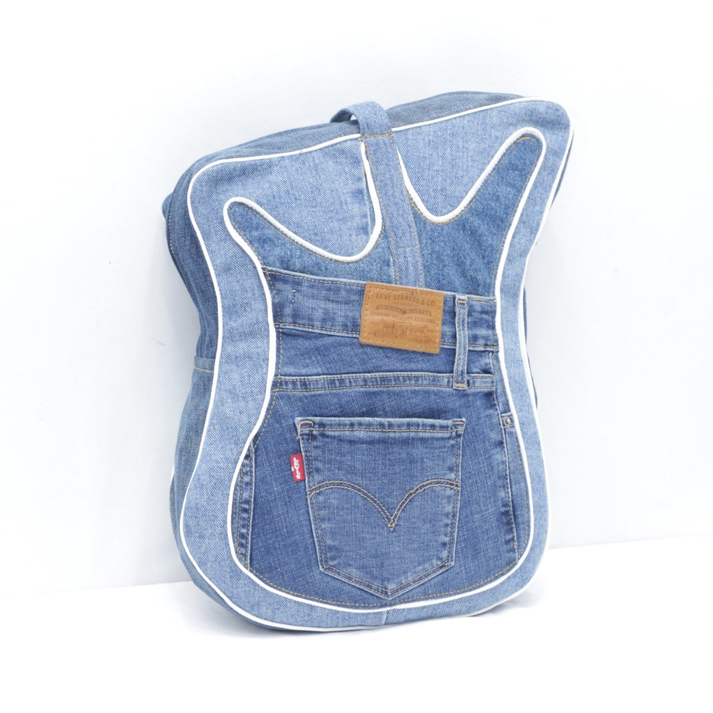 CR0043 Reworked Levi's Guitar Shape Bag