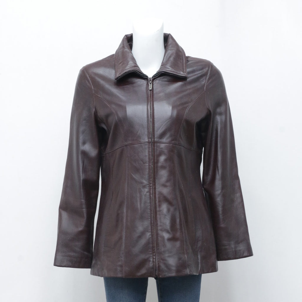 Reworked Ladies Leather Jacket