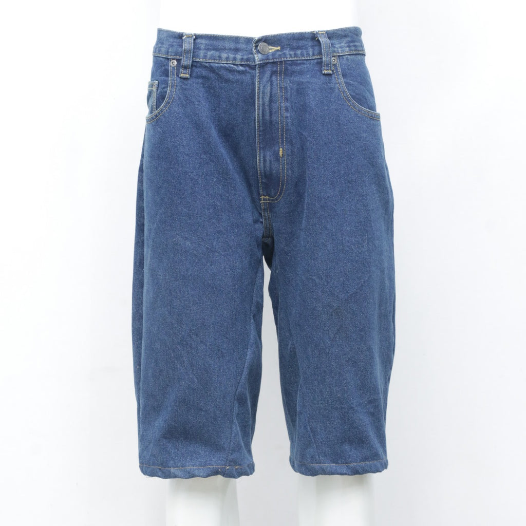 CR1999 Reworked Denim Shorts with Fish Embroidery