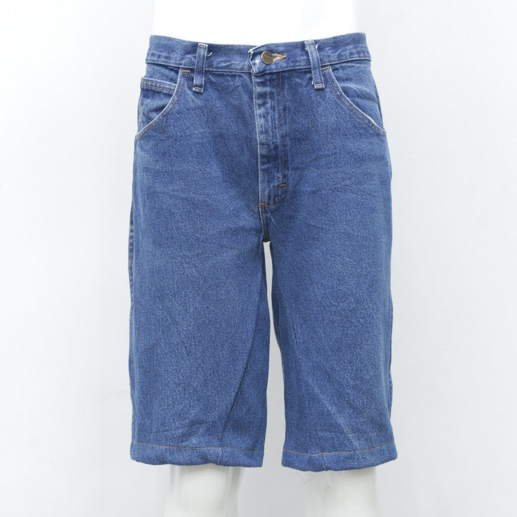 CR2008 Reworked Denim Shorts with Skull Embroidery