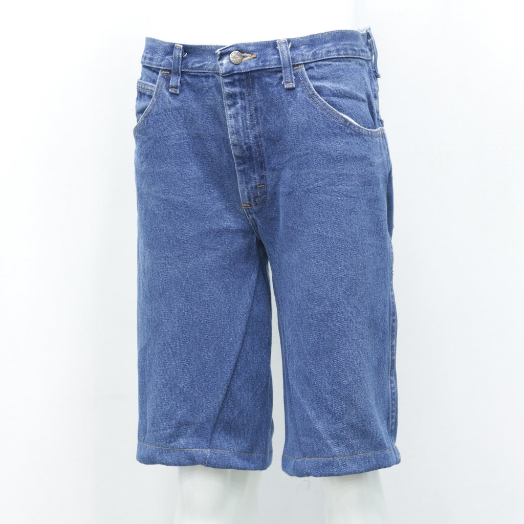 CR2008 Reworked Denim Shorts with Skull Embroidery