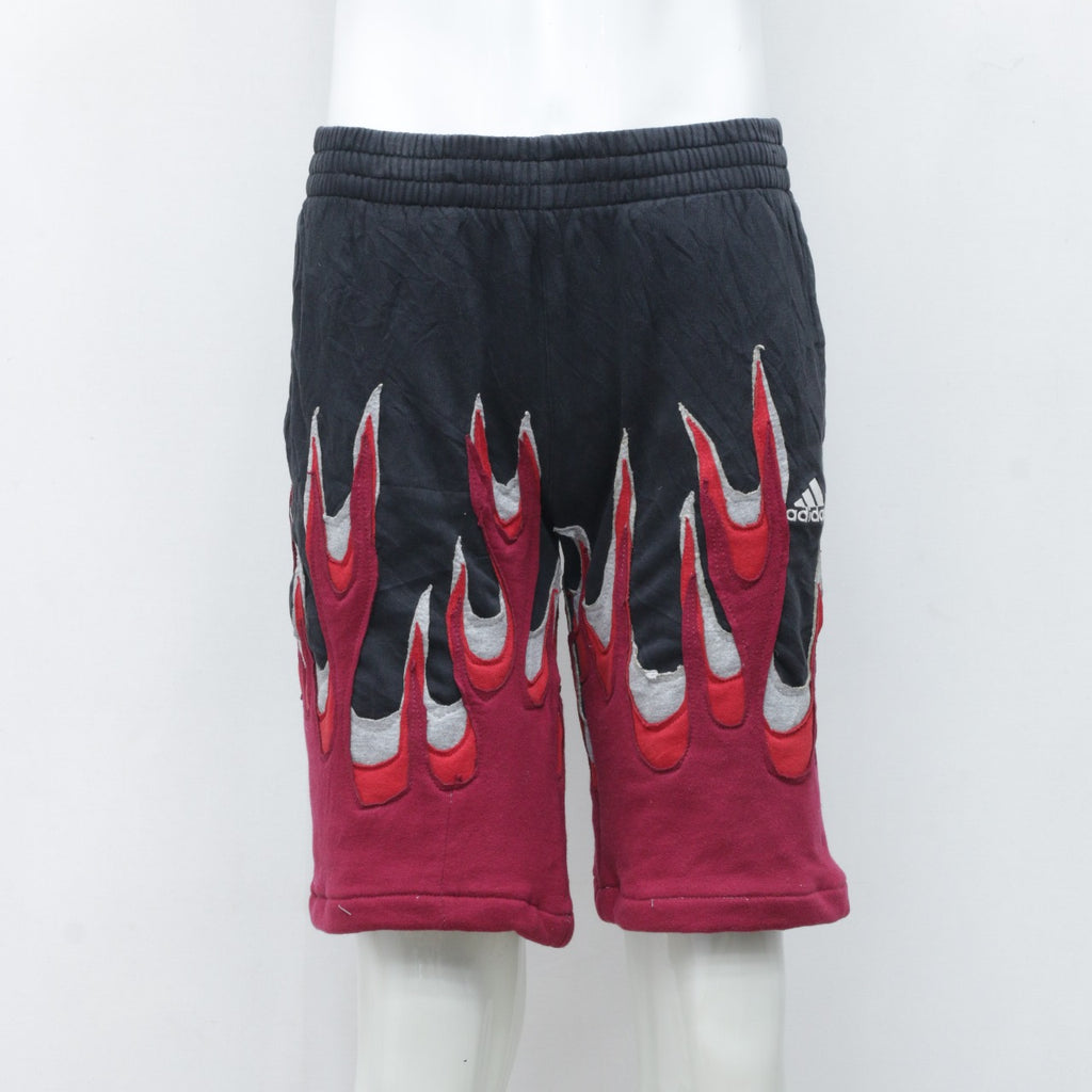 Reworked Mix Brands Flame Shorts