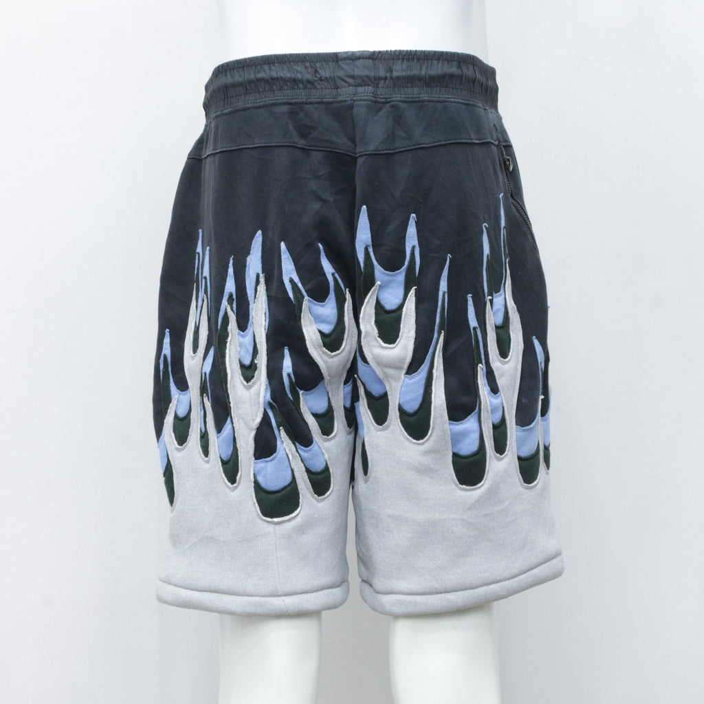 CR2098 Reworked Mix Brands Flame Shorts