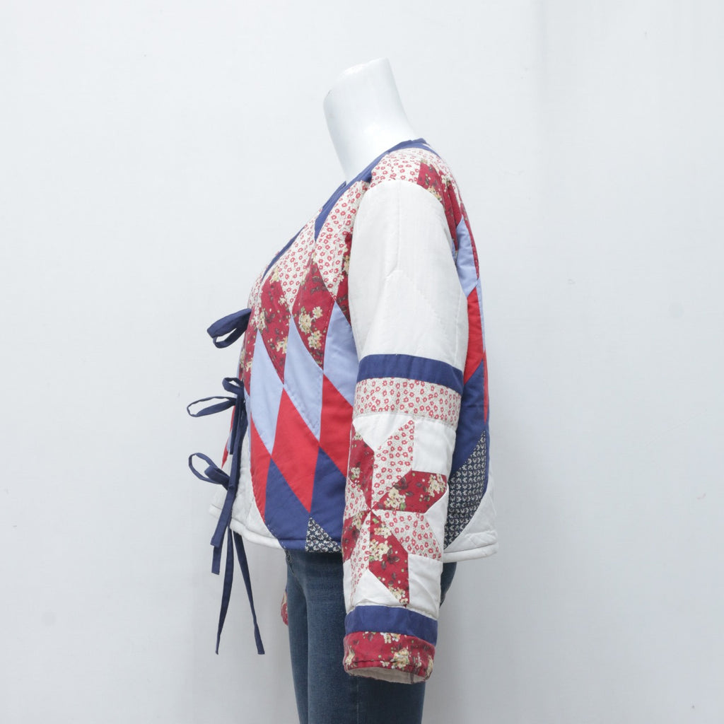 CR0048 Reworked Quilted Epiphany Crop Jacket