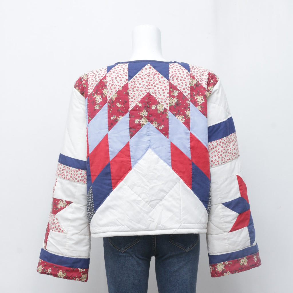 CR0048 Reworked Quilted Epiphany Crop Jacket