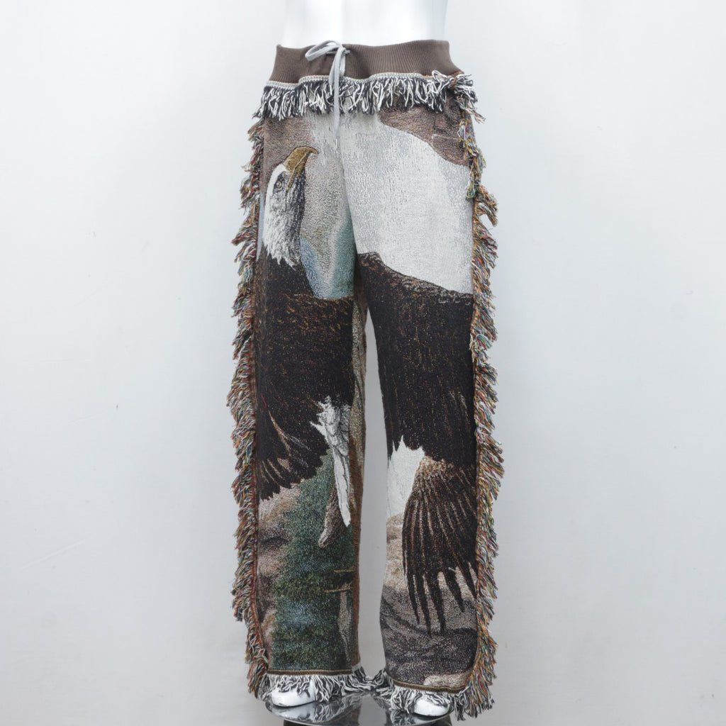 CR0049 Reworked Tapestry Frayed Trouser