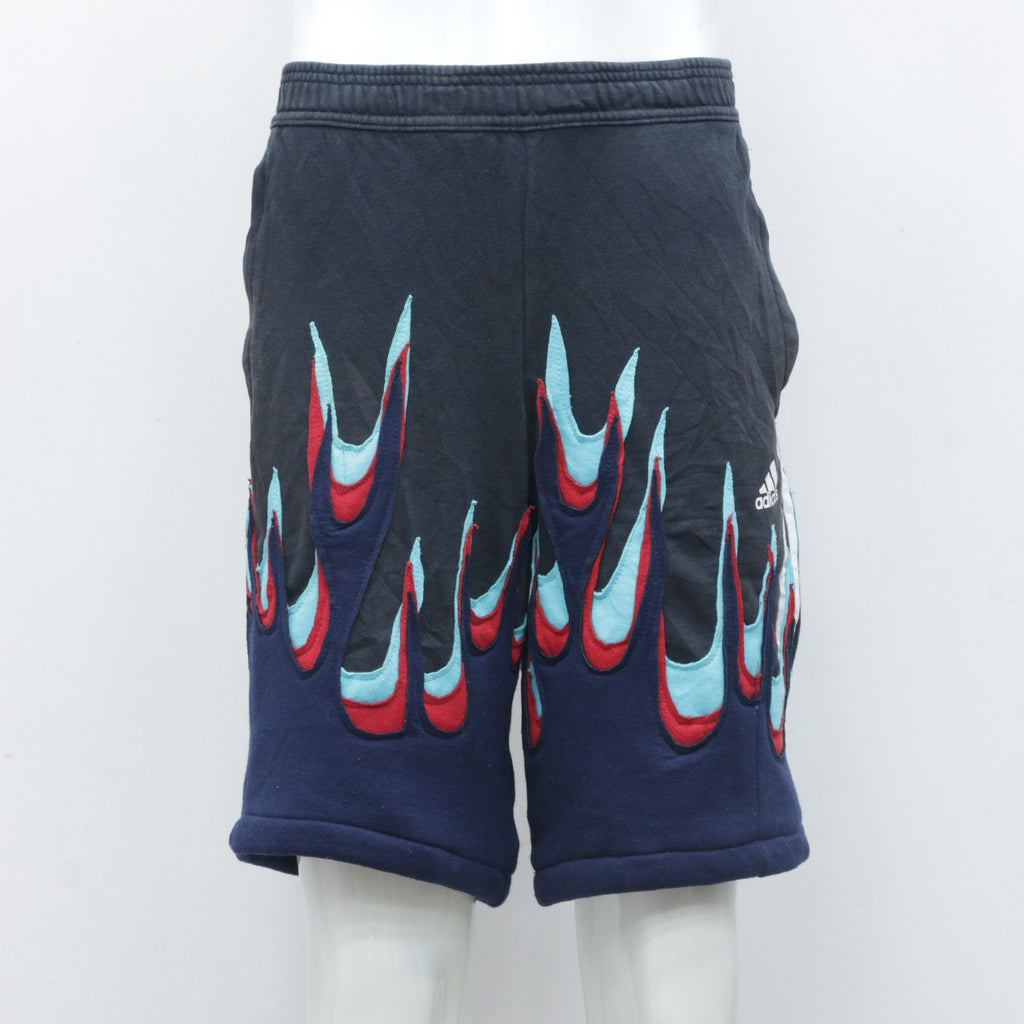 Reworked Mix Brands Flame Shorts