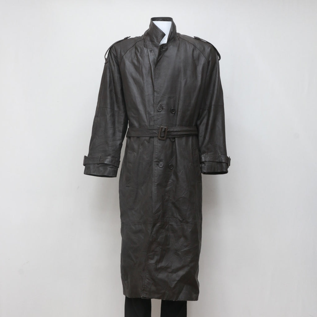 Y2K Leather Trench Coats