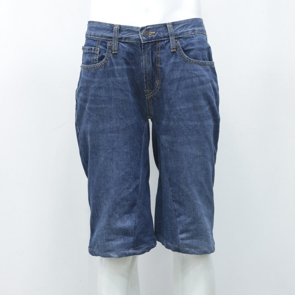 CR2129 Reworked Denim Shorts with Detailed Embroidery