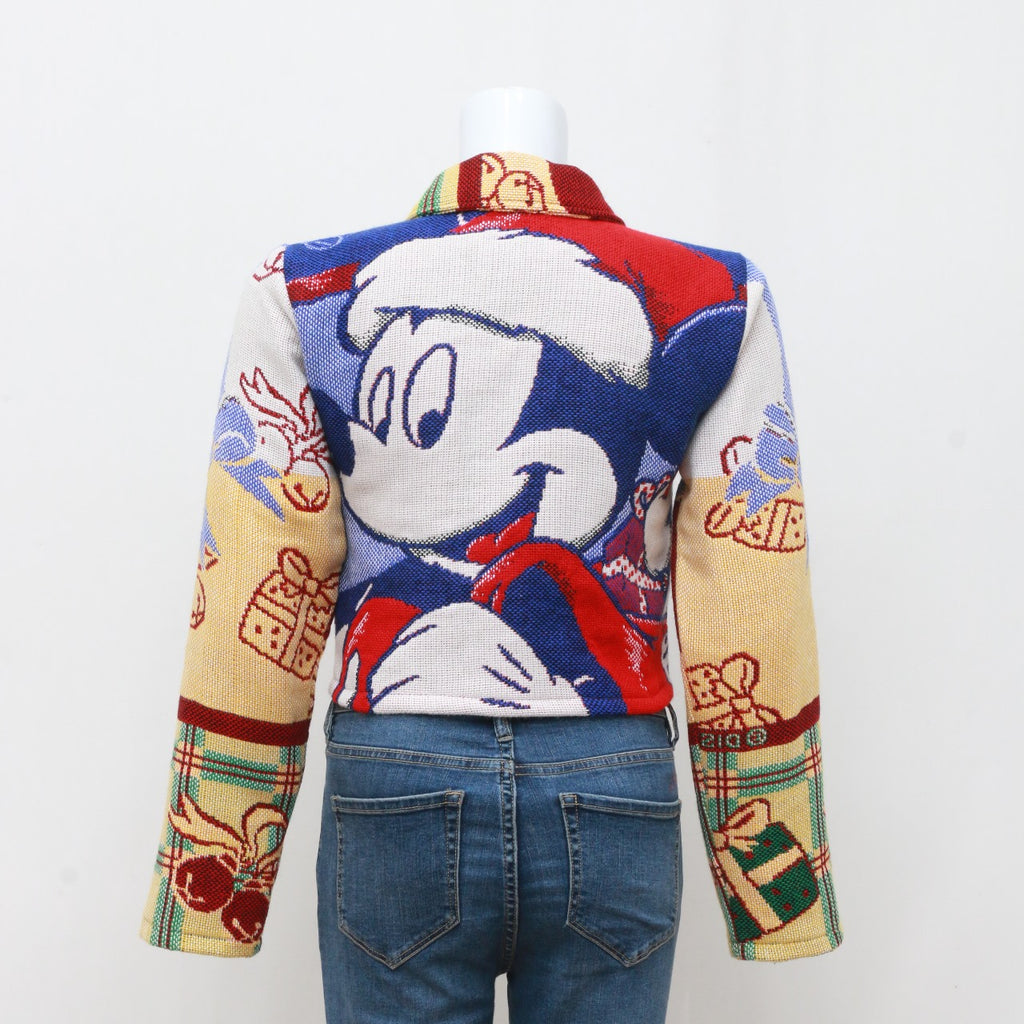 CR2177 Reworked Tapestry Crop Zipper
