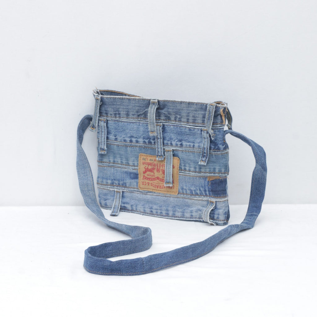 CR2572 Reworked Elegant Design Levi's Denim Bag