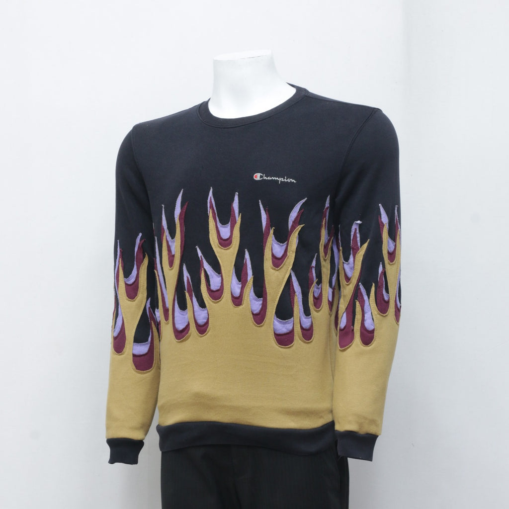 CR2326 Reworked Flame Pattern Sweatshirt