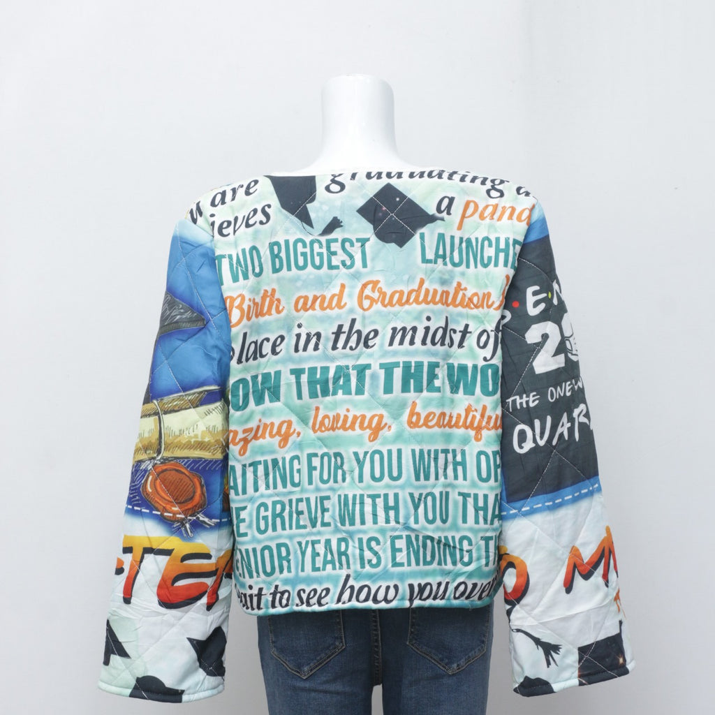 CR2340 Reworked Quilted Epiphany Crop Jacket
