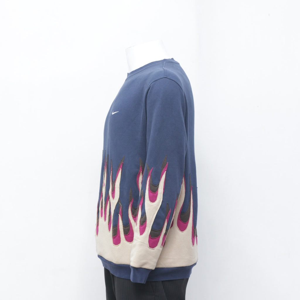 CR2345 Reworked Flame Pattern Sweatshirt