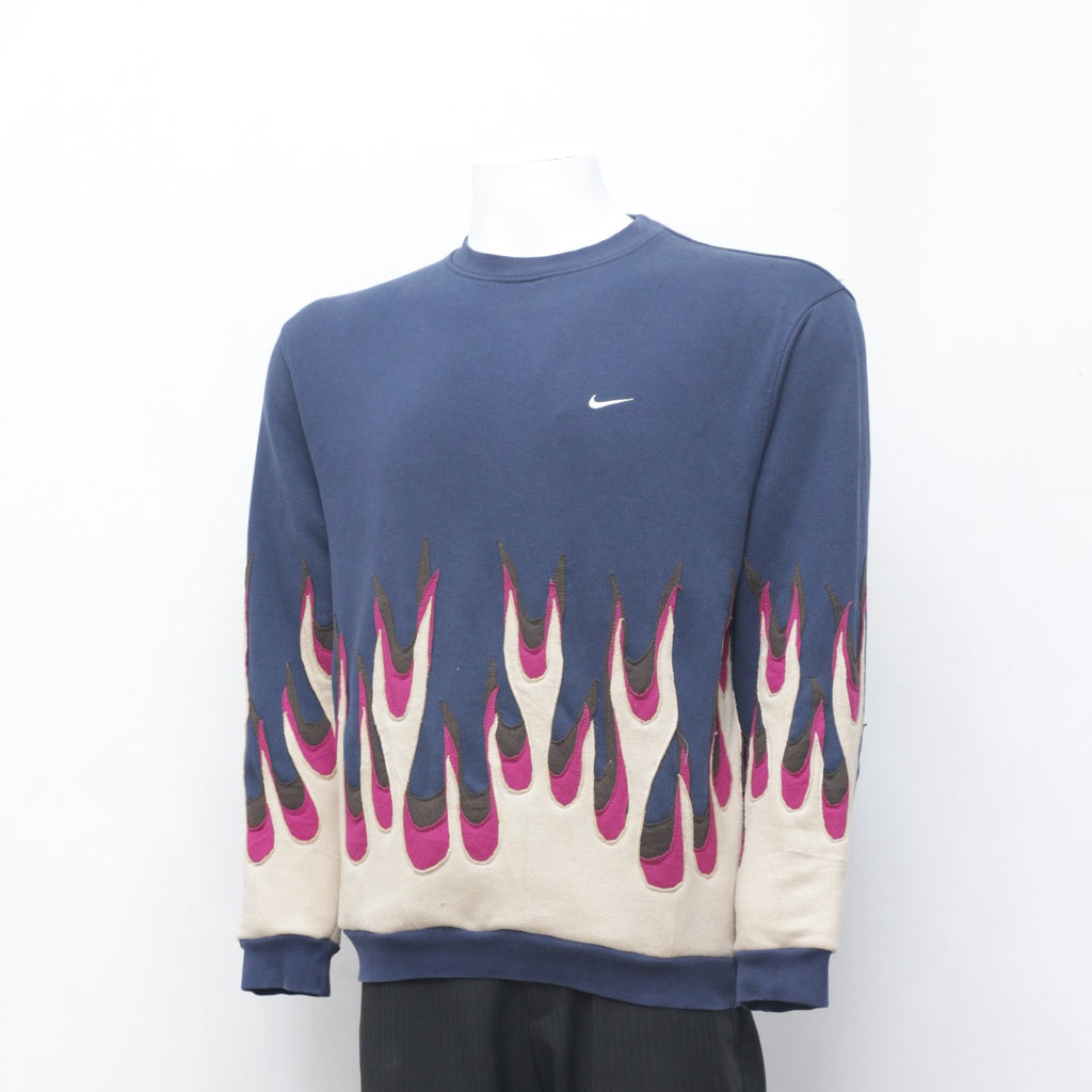 CR2345 Reworked Flame Pattern Sweatshirt