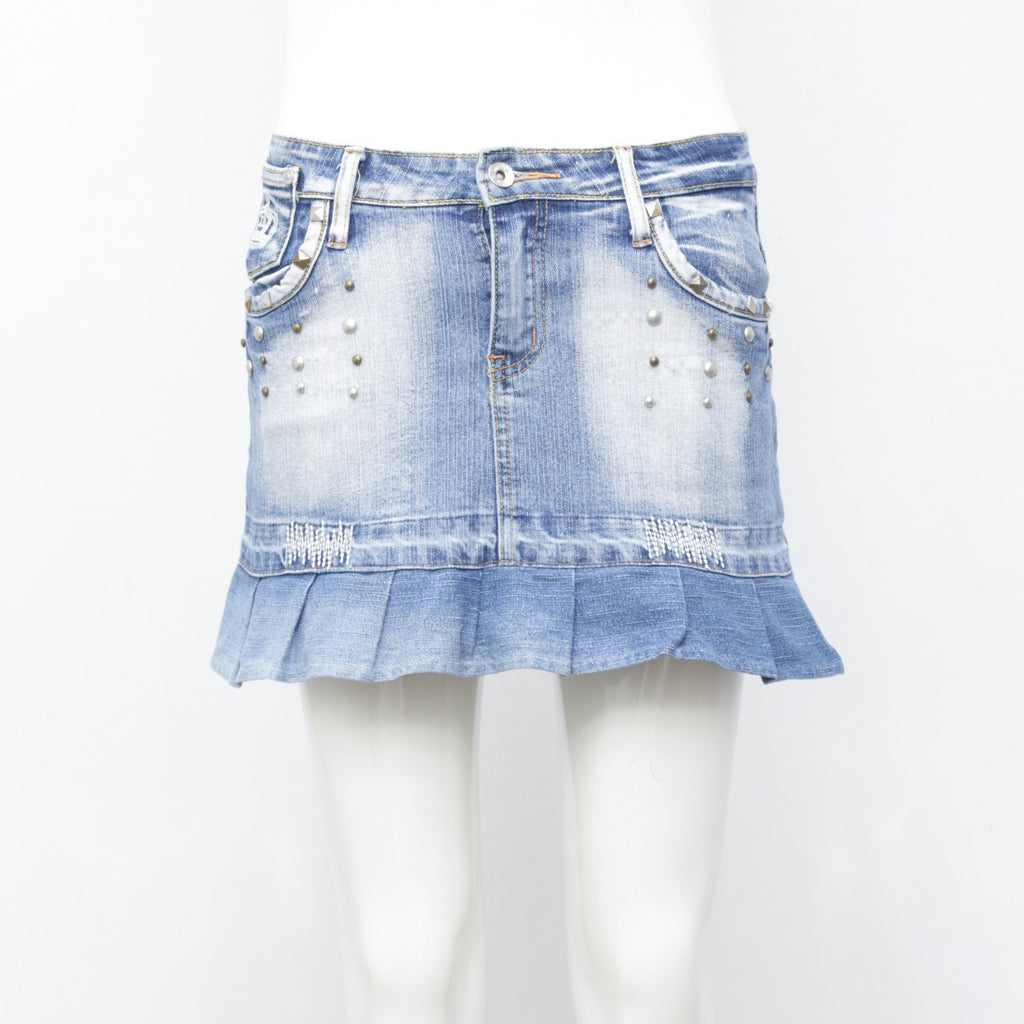 Y2K Denim Mini Skirts