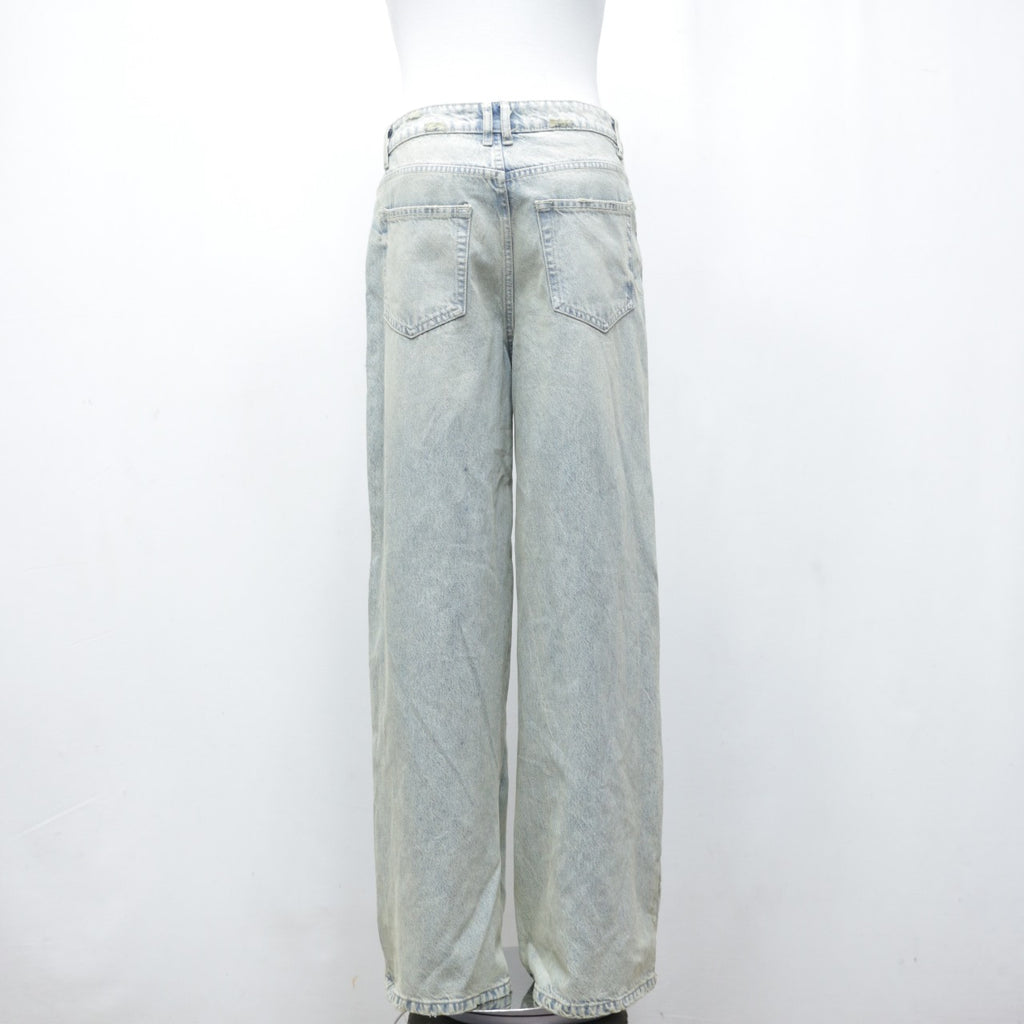 CR2477 Reworked Denim Pant With Detailed Embroidery