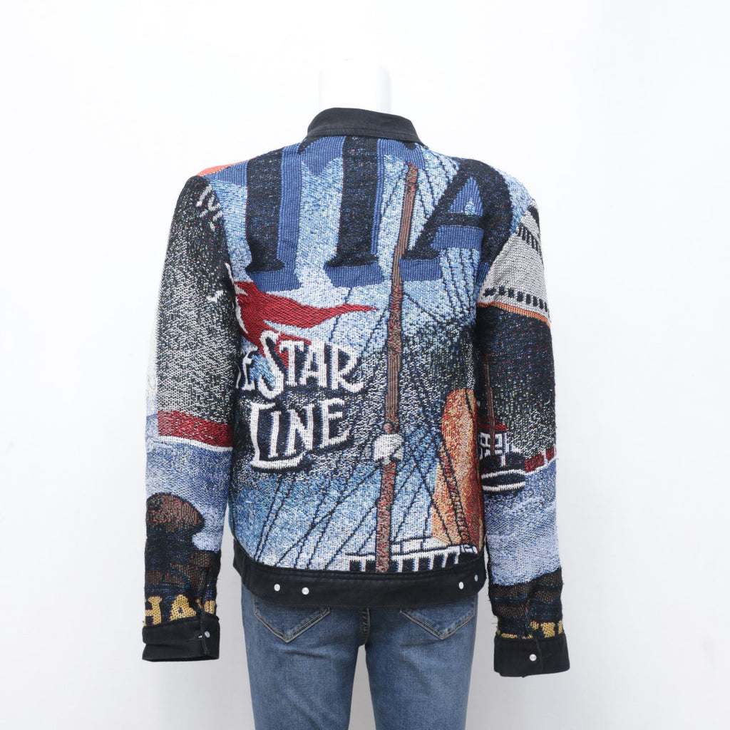 CR0075 Reworked Reversible Denim Jacket