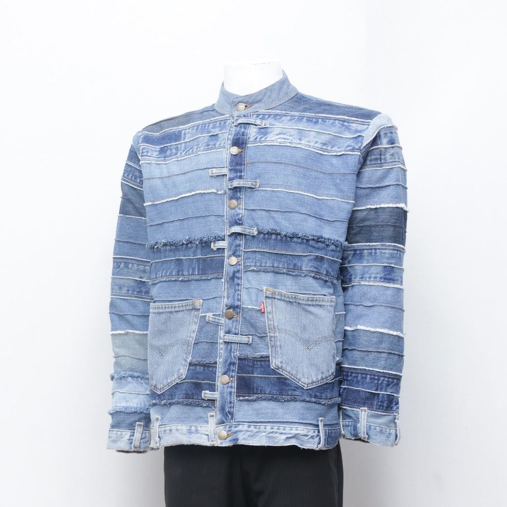 CR0080 Reworked Levi's Belted Denim Jackets