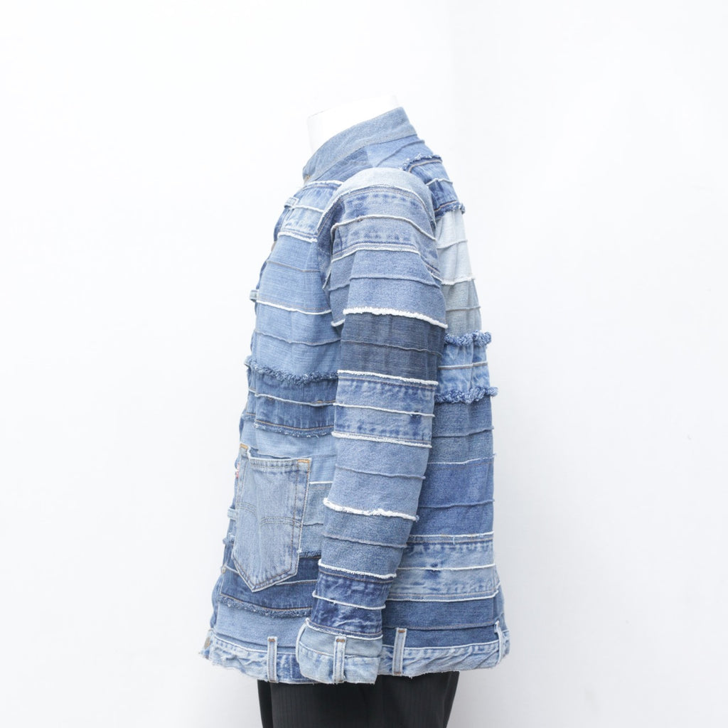 CR0080 Reworked Levi's Belted Denim Jackets