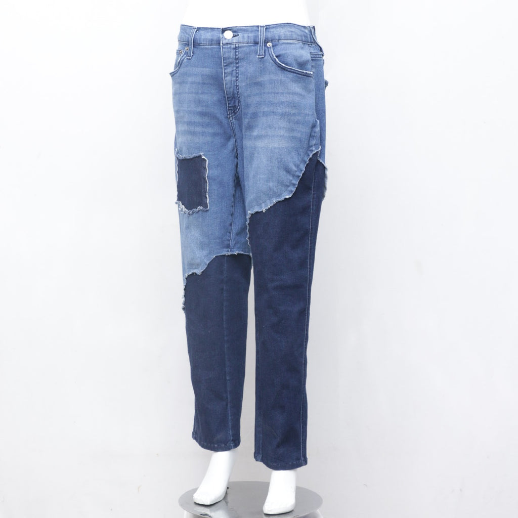CR0082 Reworked Two Tone Denim Pant