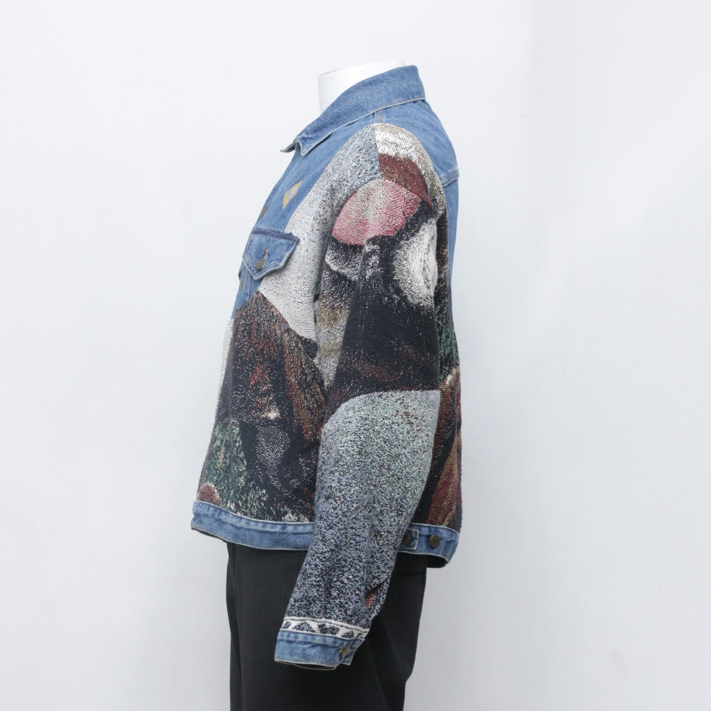 CR0083 Reworked Tapestry Denim Jacket