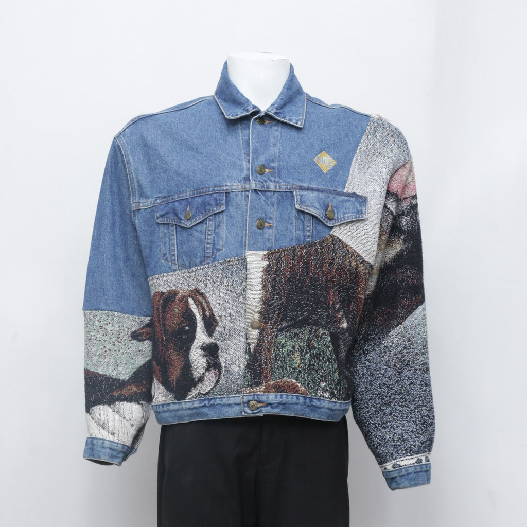 Reworked Tapestry Denim Jacket