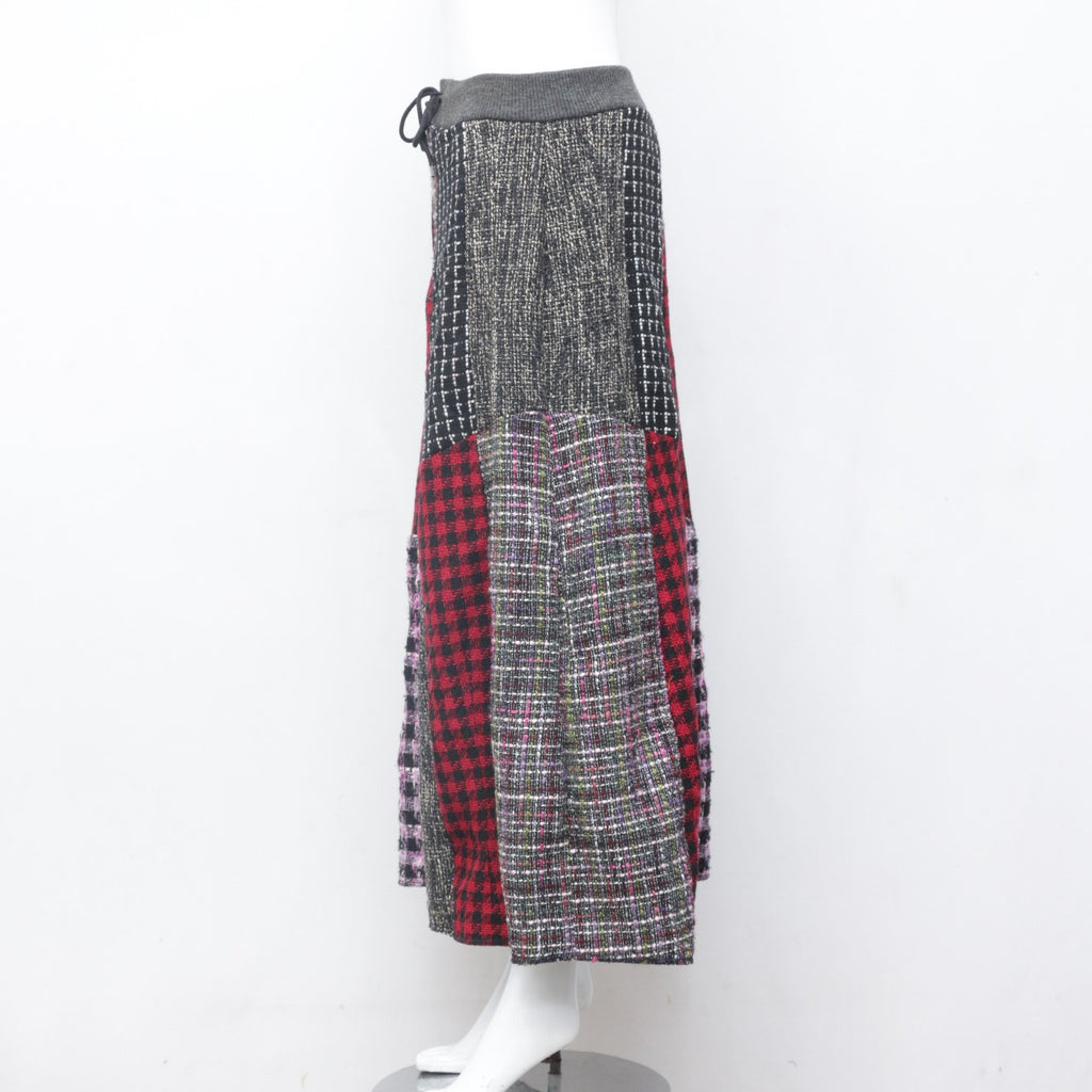 CR0087 Reworked long Skirt Made with Khaddar Fabric