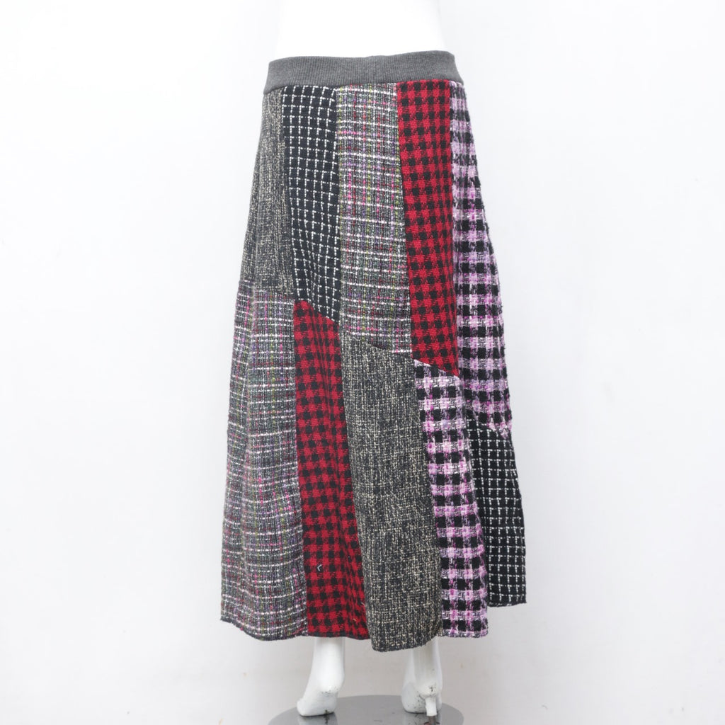 CR0087 Reworked long Skirt Made with Khaddar Fabric