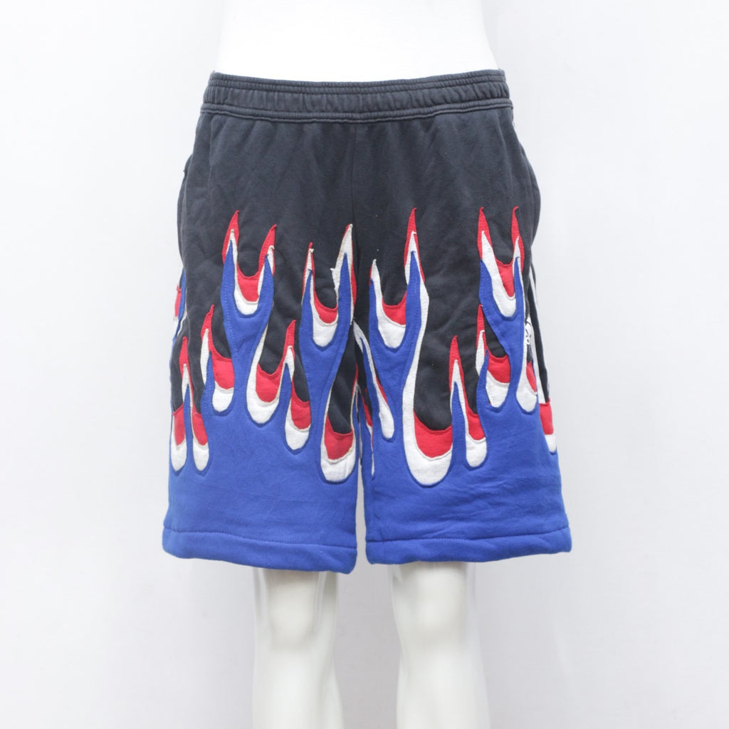 Reworked Mix Brands Flame Shorts