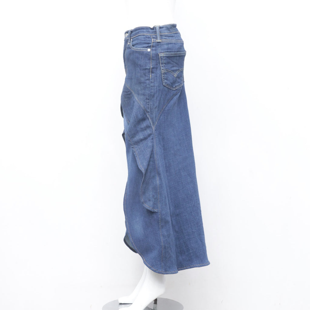 CR0096 Reworked Levi's Stylish Long Skirt
