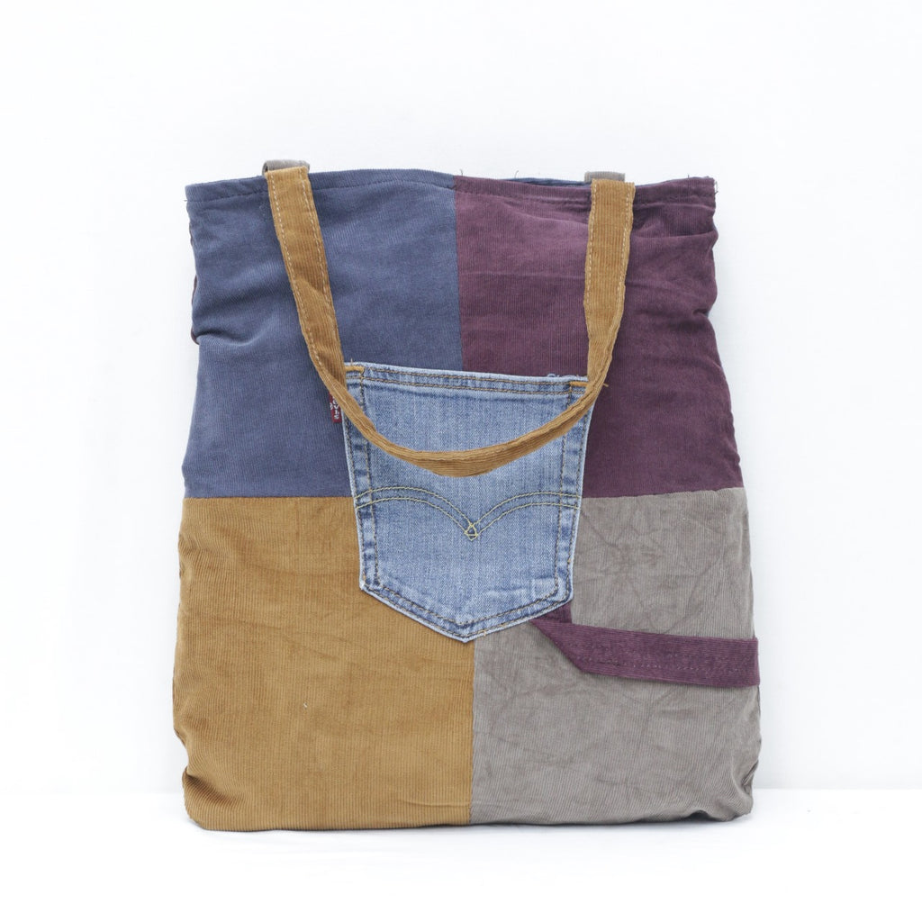 Reworked Corduroy Levi's Bag